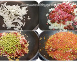Foto del paso 1 de la receta: Huevos a la flamenca (idea para Halloween)
