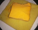 A picture of step 2 of Mango Ice cream cake.