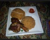 A picture of step 4 of Jallop rice.