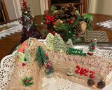 A picture of step 6 of Buche de Noel.