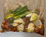A picture of step 1 of Japanese Sweet Soy Pork.