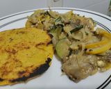 Foto del paso 7 de la receta: Salteado🍜🍛🍲 de berenjenas tatemadas y calabacines🧆🌯🥙
