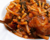 Foto del paso 6 de la receta: Fideos a la cazuela con costillas y espinacas