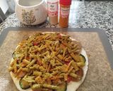 Foto del paso 6 de la receta: Pizza extrafina con queso y verduras