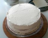 Pas rețetă Tort de vanilie cu cremă de mascarpone și ananas 6 fotografie