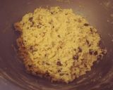 Une image de l'étape 3 de Cookies noix de coco, chocolat et cacahuettes concassées.