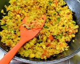 A picture of step 3 of Poha Pulao.