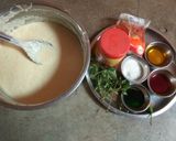 A picture of step 1 of Colourful Dhokla Kabab.