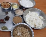 A picture of step 1 of Methi sukhdi.