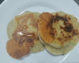 Foto del paso 9 de la receta: Torticas🫓de yuca🥯cruda🧀con queso🥛🥙🥯
