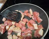 A picture of step 3 of Jalapeno Peach Pork Bites.