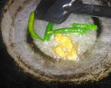 A picture of step 2 of Spinach sabji.