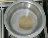 A picture of step 3 of Caramel Pudding❤ #stayhome.