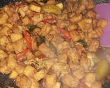 Foto langkah ke 5 dari resep Tumis Tempe Tahu Teri (Simple Enak).