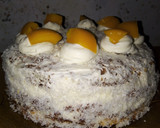Foto del paso 6 de la receta: Torta de dulce de leche, crema y duraznos