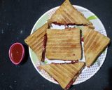 A picture of step 7 of Cheesy Beetroot Sandwich.