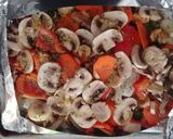 Foto del paso 5 de la receta: Salmón con verduras al horno