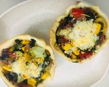 Foto del paso 7 de la receta: 🥗CANASTITAS🥗 DE VERDURAS Y QUESOS 🥗🧀🥚🧅🌽🫑🥬🫒🥕🧀🥗