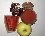A picture of step 4 of Watermelon-Apple-Grapes Smoothie (Ramadhan contest).