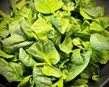 A picture of step 1 of Rigatoni with Cabrales Sauce, Spinach, and Mushrooms.
