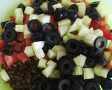 Foto del paso 8 de la receta: Ensalada de lentejas con vinagreta de tahin