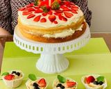 Foto del paso 10 de la receta: Queque de yogurt con crema y fresas