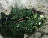 ভাজা শুকনো লঙ্কা দিয়ে কুমড়ো পাতা বাটা ( bhaja shukno lonka diye kumro pata bata recipe in Bengal রেসিপি ধাপ - 2 ছবি