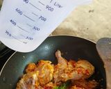 A picture of step 3 of Chicken Woku.