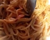 A picture of step 5 of Simple Pizza chowmein.