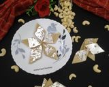A picture of step 2 of Kaju Katli.