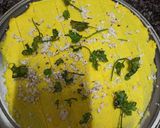 A picture of step 4 of Stuffed khandvi.