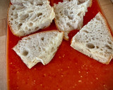Foto del paso 2 de la receta: Torrijas saladas de tomate y jamón ibérico