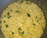 Une image de l'étape 3 de Œuf coulant sur son Risotto aux poireaux & champignons.