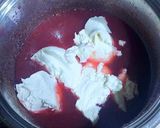 Foto del paso 7 de la receta: Tarta de fresas con dos tipos de quesos y fresones glaseados
