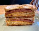 A picture of step 5 of Filthy breakfast toast, South Korea street food style.