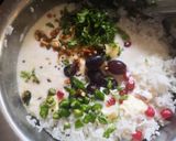 A picture of step 1 of Curd Rice.