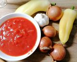Lecsós tarja, sütőben sütve recept fázis 2 fotója
