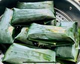 Foto langkah ke 7 dari resep Lapek Sagan / Selimpok /Lepat Pisang.