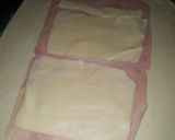 Foto del paso 5 de la receta: Pan casero relleno jamón y queso 😊(con grasa)