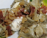 Foto del paso 7 de la receta: Alcachofas con jamón y huevo poché
