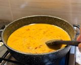 A picture of step 7 of Instant Moong Dal Halwa.