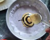 A picture of step 6 of Zebra Cake.