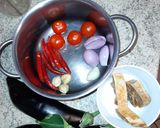 Foto langkah ke 1 dari resep Terong+ikan asin balado.