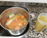 Foto del paso 2 de la receta: Crema de moniatos i porros amb cruixent d'ibèric i parmesà