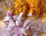 A picture of step 2 of Moong Dal Vadi Gravy.