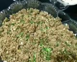 A picture of step 6 of Hara lehsan(memoni dish).