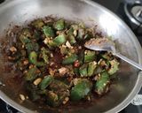 A picture of step 5 of Capsicum subji.