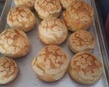 Foto langkah ke 6 dari resep Craquelin choux puff.