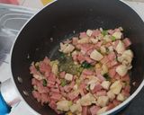 Foto langkah ke 5 dari resep Cream Soup Smokebeef Makaroni.