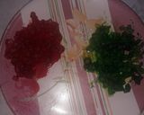 A picture of step 4 of (Watermelon)Tutti frutti.